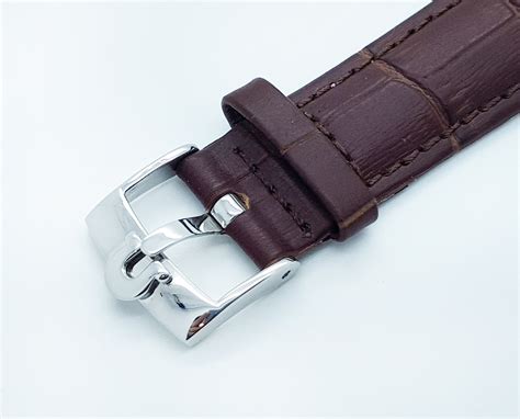 omega watch strap leather